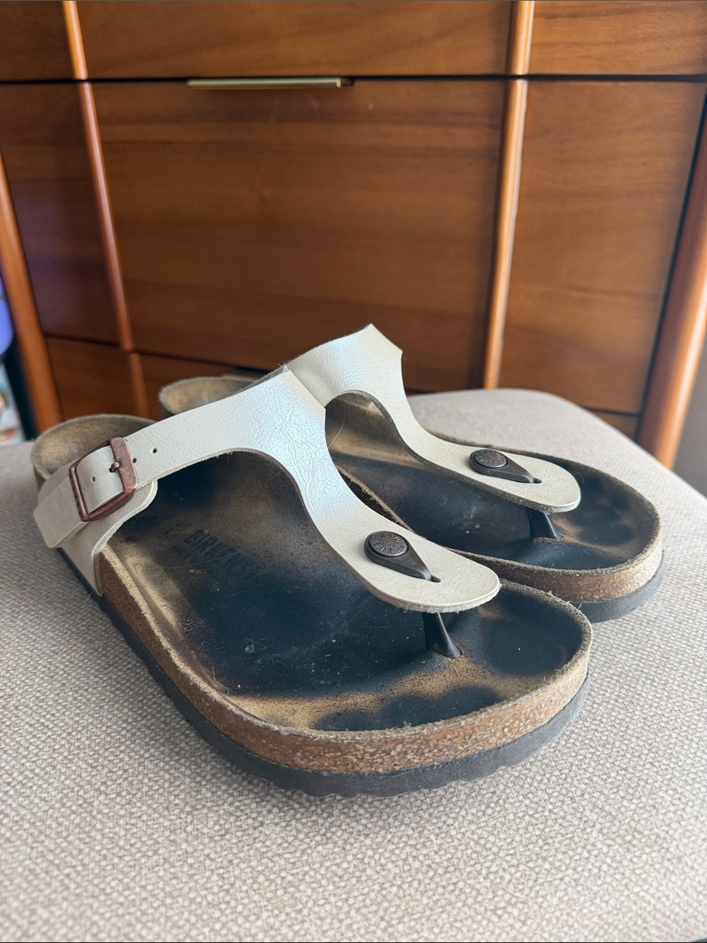 Birkenstock Gizeh Leather Thong Sandals for women size 39